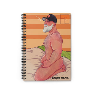"G" Bear Bed / Spiral Notebook - Ruled Line